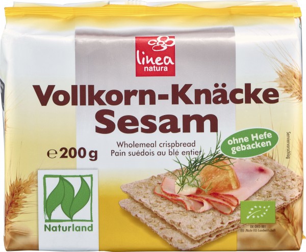 Vollkornknäcke mit Sesam, Linea 200 g