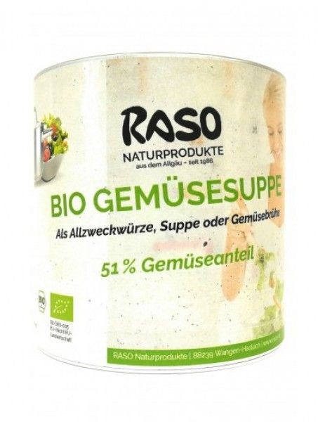 Raso Gemüsesuppe Bio neu 1,5 kg