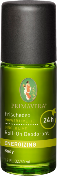 Primavera Deoroller Ingwer/Limette 50 ml