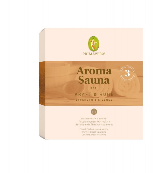 Primavera Sauna Set Bio Kraft/Ruhe 3 x 10 ml