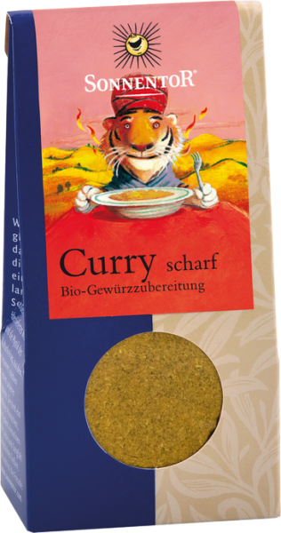 Curry scharf Bio 50g