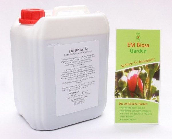 EM Biosa aktiviert 5 Liter