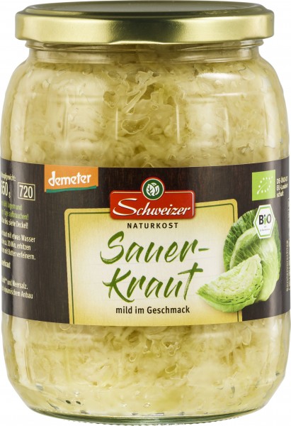 Sauerkraut im Glas 680g, Demeter Bio