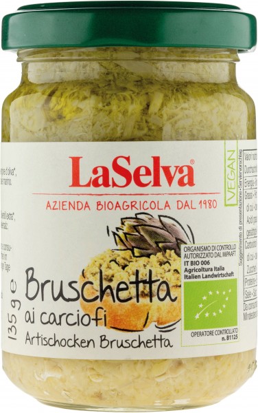 Artischocken Bruschetta Bio 135 g