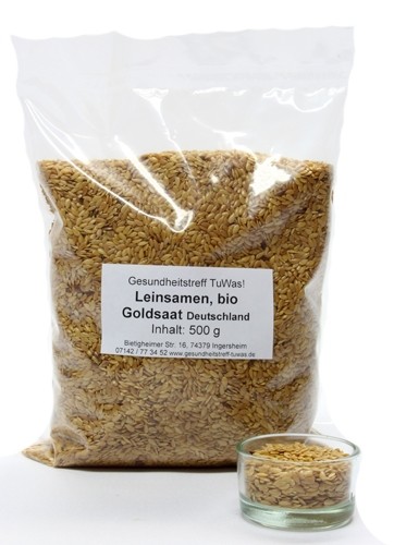 Leinsamen goldgelb Bio 500 g, Deutschland
