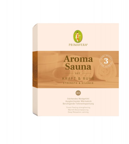 Sauna Set Bio Kraft und Ruhe 3 x 10 ml