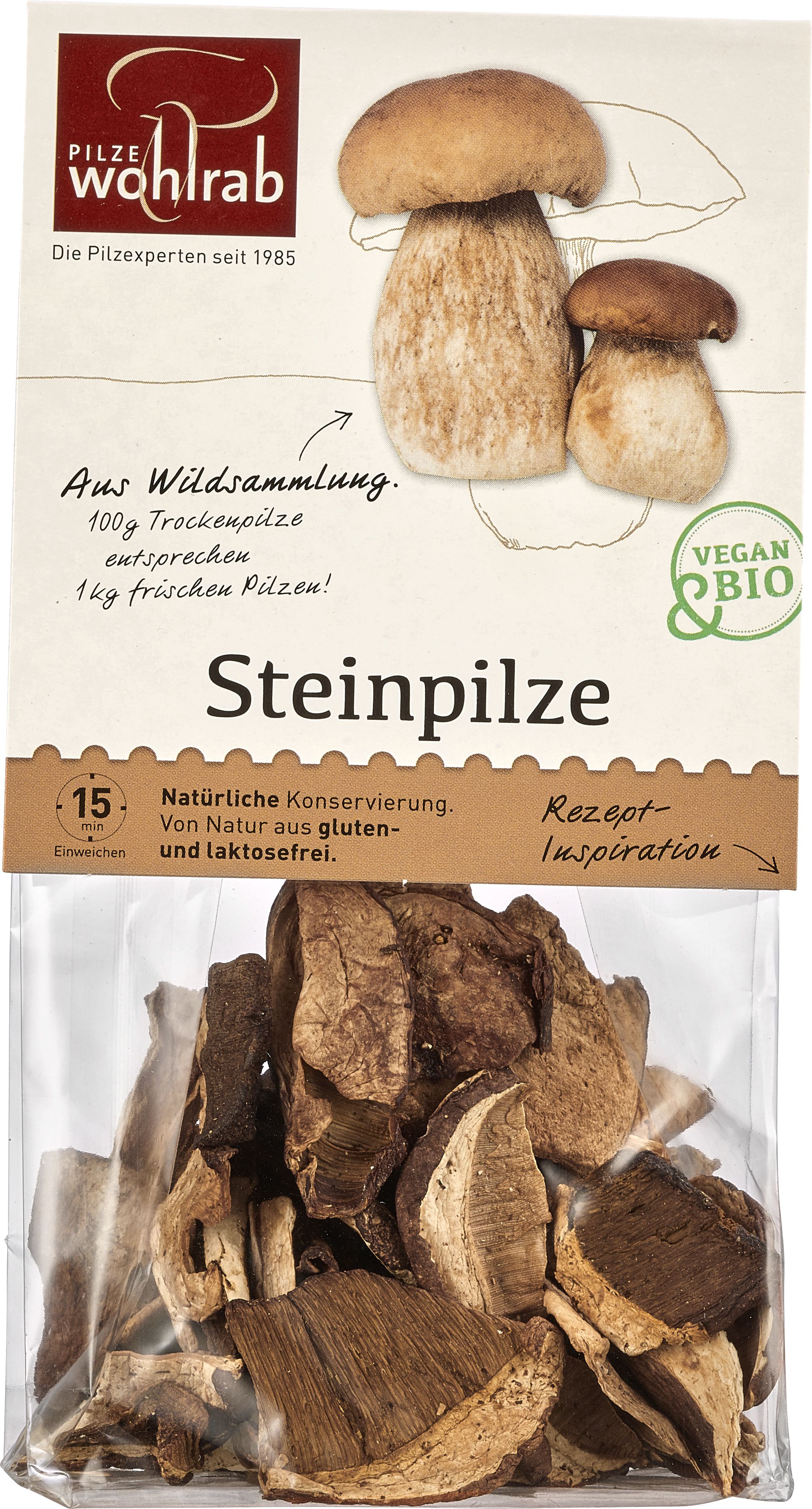 Steinpilze getrocknet, Bio 20 g | Pilze, Maronen, Oliven | Ernährung ...