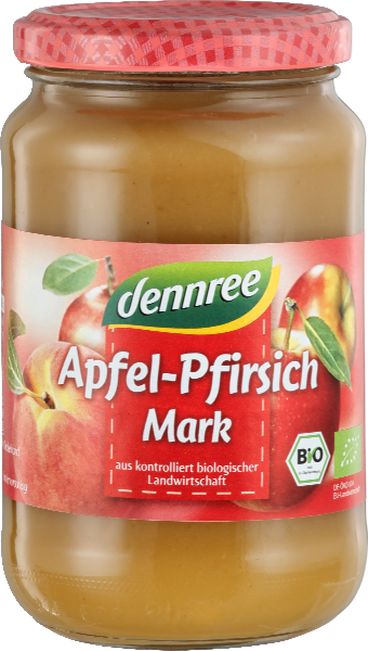 Apfel-Pfirsich Mark Bio 360g