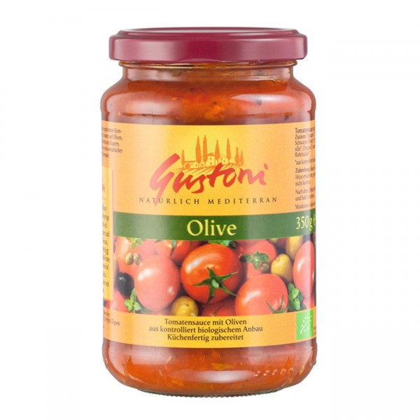 Tomatensauce Olive Bio Gustoni 350g
